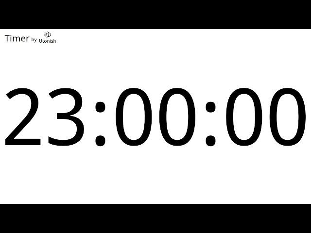 23 Hour Countdown Timer