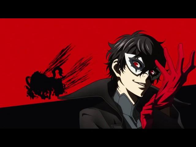 Persona 5 All Out Attack - the video game vs the anime vs SMASH BROS