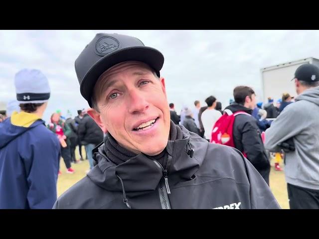 Mike Smith after his final NCAA XC champs as Northern Arizona coach