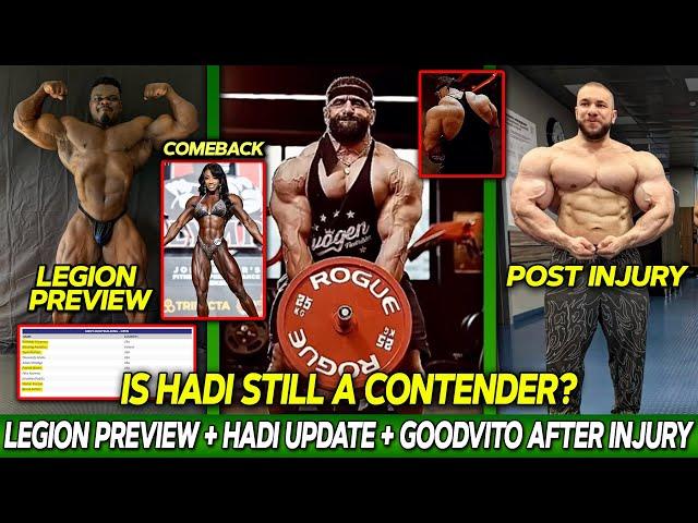 Can Hadi Choopan WIN THE OLYMPIA Again? + Legion Sports Fest PREVIEW + Good Vito Physique Update