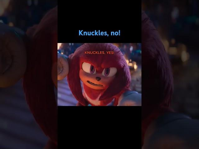 Knuckles, no! KNUCKLES, YES! #sonicmovie3 #dbza #dbzabridged