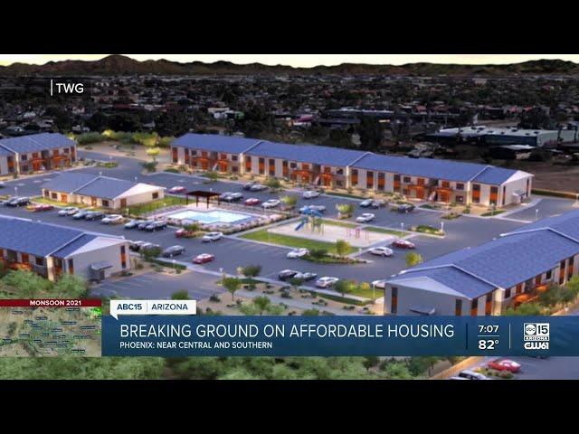 Breaking ground on affordable housing in Phoenix