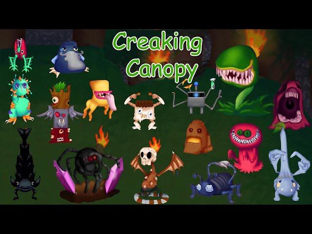 ALL Fanmade Creaking Canopy Island, Mirror Island, Cavernous Cavity Island Monsters (Plushyplushmsm)