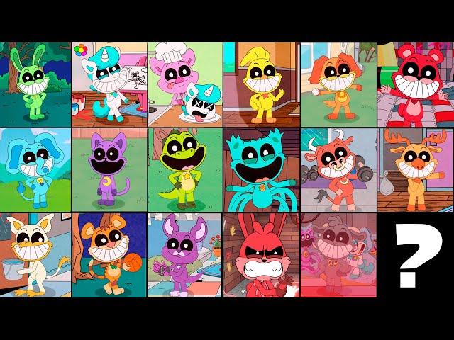 ALL SMILING CRITTERS CARDBOARDS ANIMATION [ NEW SECRET CARDBOARD ] watch until the end!!