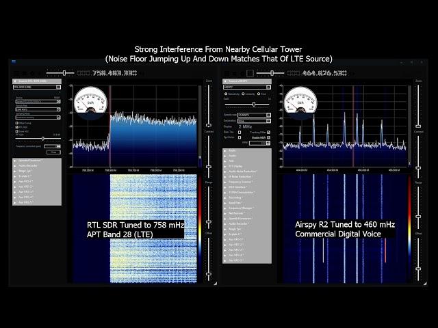 Testing a 500 mHz Low Pass Filter To Block Out Strong 700 mHz LTE Interference