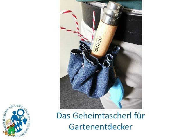 Geheimtascherl für Gartenentdecker