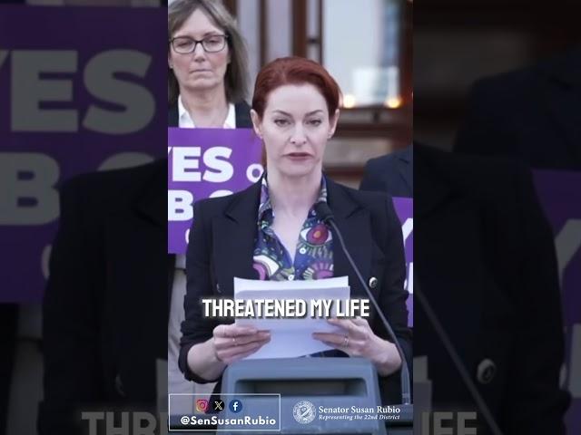 Esmé Bianco-Game of Thrones Actress speaks in support of Senator Susan Rubio SB 690 alongside others