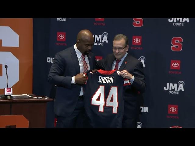 Head Coach Fran Brown Introductory Press Conference