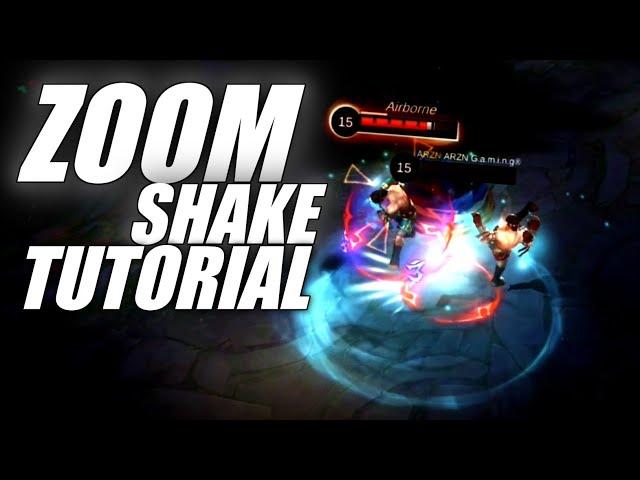 SMOOTH ZOOM SHAKE TUTORIAL TIKTOK TREND | JEDAG JEDUG | CAPCUT | MLBB | ARZN GAMING