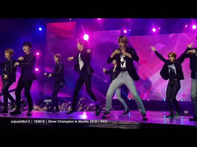 [FANCAM] 181028 EXO - Power | MBC Show Champion in Manila 2018