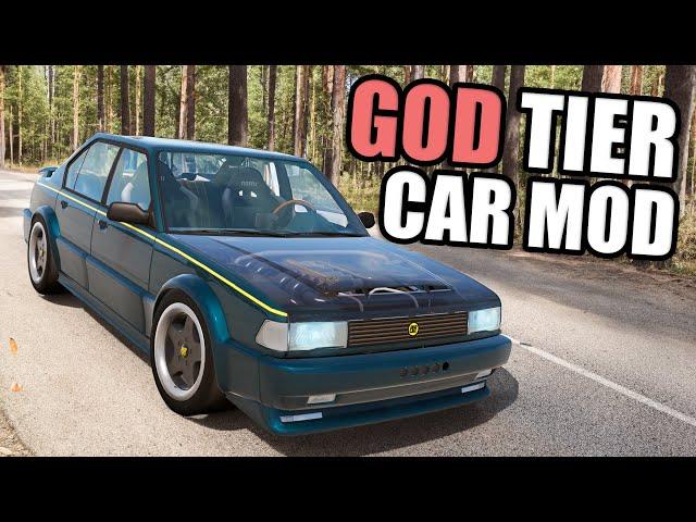 This BeamNG Mod Makes A Boring Car ABSOLUTELY AMAZING!