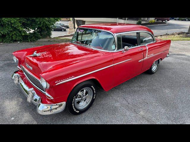 Test Drive 1955 Chevrolet Bel Air 2 Door Post SOLD $36,900 Maple Motors #3078
