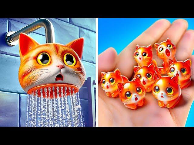 Unusual Gadgets For Pet Lovers   Funny Ideas & DIY Crafts for Little Kittens by 123GO! Zoo