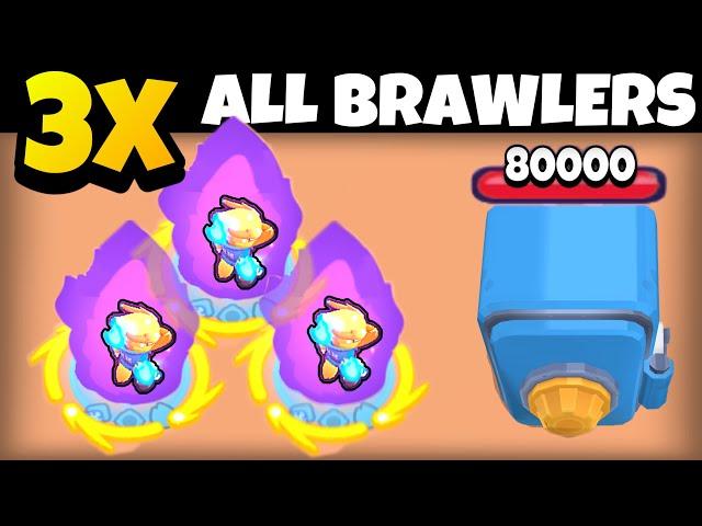 3 of EVERY Brawler vs. Heist Safe! (NEW edition!!)