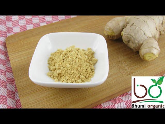 Bhumi Organic Natural Ginger Root Powder #ginger #viral #bhumiorganicfarm #food