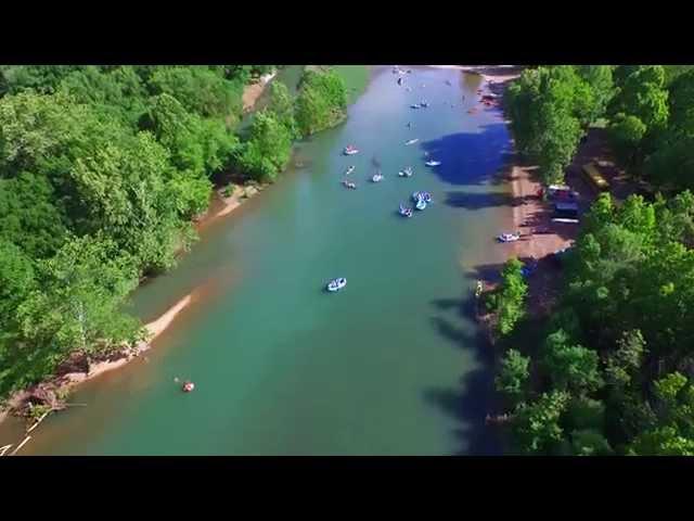 Lower end of Elk River in Noel, MO