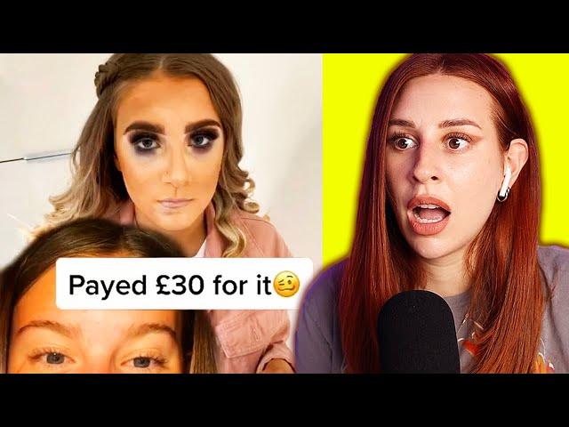 tiktok makeup fails cuz same - REACTION