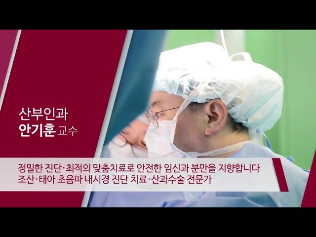 고려대학교안암병원 산부인과 안기훈 교수