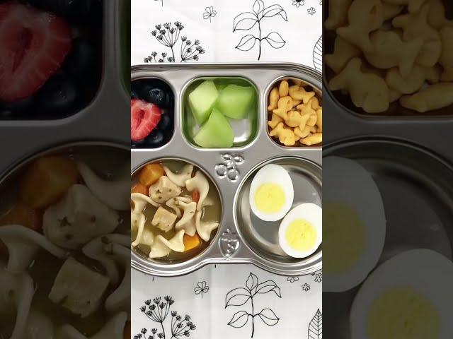 The kid-friendly, bus-shaped divided plate is perfect for introducing new foods!⁠⁠ #shorts
