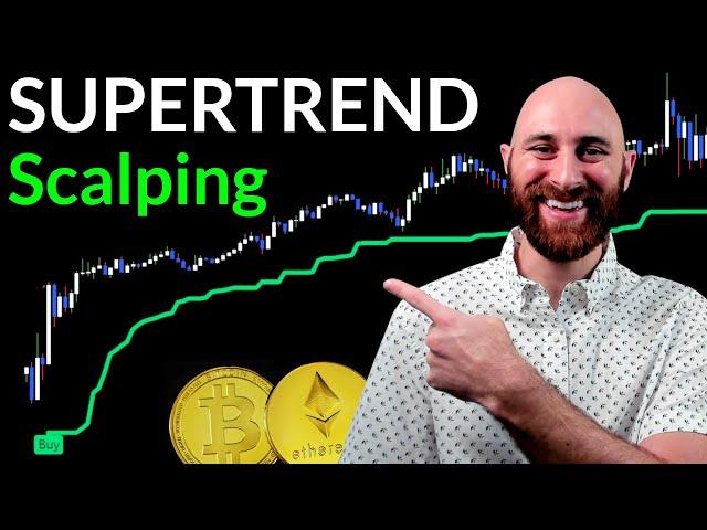  Supertrend Indicator Strategy & Settings Scalping Crypto: Step-by-Step Tutorial  BTC