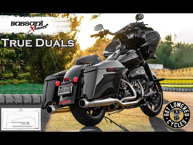 Bassani True Duals Stainless Exhaust System  - 2020 Harley Road Glide