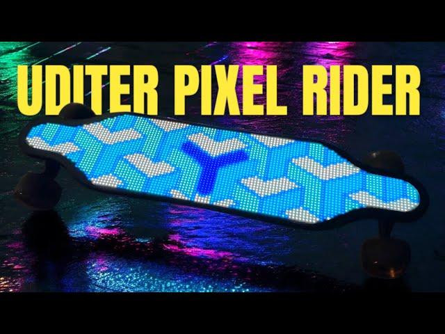 Uditer Pixel Rider, First Ever LED Deck On a Skateboard