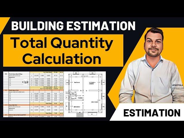 Building Estimation  | Building Estimate | Estimation & Costing | Long Wall & Short Wall