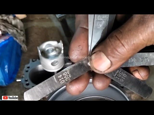 how to properly gap pistons rings and cylinder liners pistons gap.