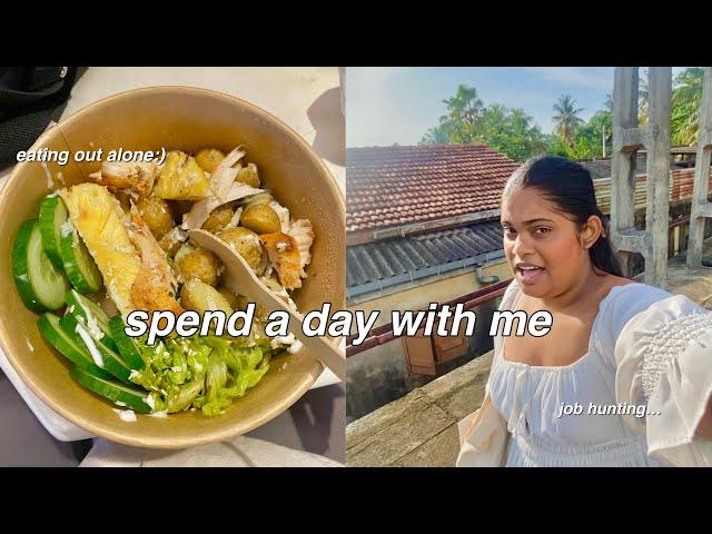 SPEND A DAY WITH ME | job hunting, eating out alone & life updates 