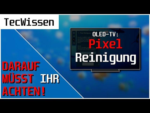 OLED-TV: PIXEL-REINIGUNG! DARAUF müsst IHR ACHTEN! | Pixel-Refresher, Burn in & Co. | TecWissen