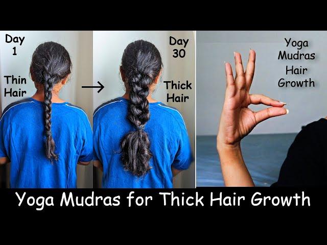 Increase Hair Volume in 30 Days - Thin Hair to Thick Hair - Yoga for Hair Growth - Hand Mudras