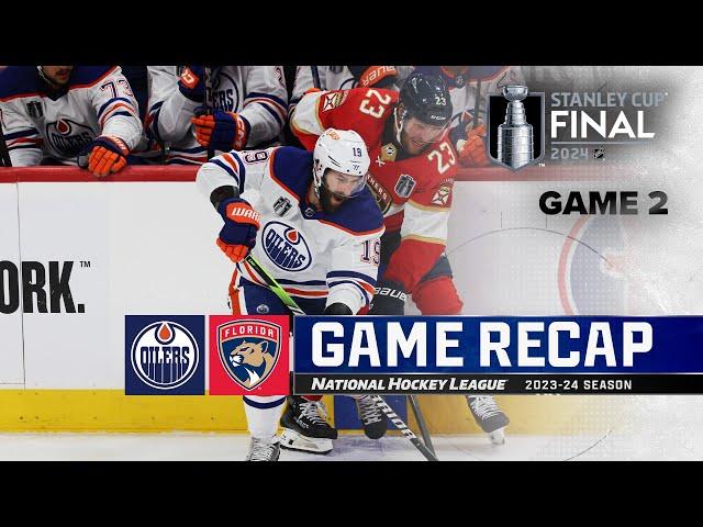 Gm 2: Oilers @ Panthers 6/10 | NHL Highlights | 2024 Stanley Cup Final