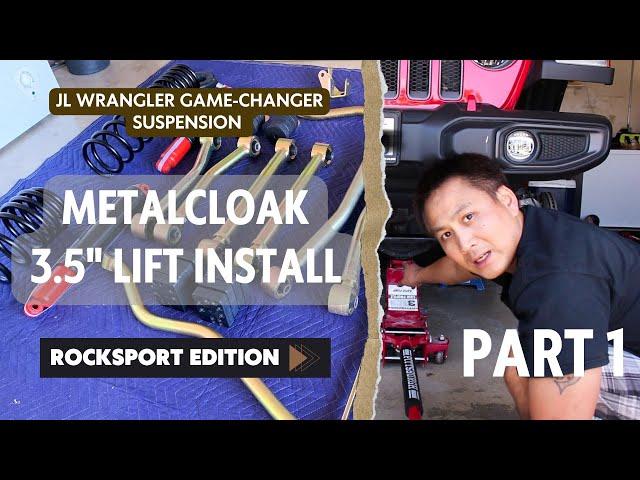 Jeep JL Metalcloak Lift Install 3.5" Game-Changer | Part 1