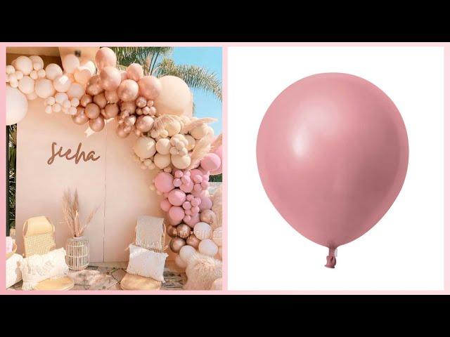  Globos de Latex Nude de Piel Rosa para Decoración de 15 Años y Bodas