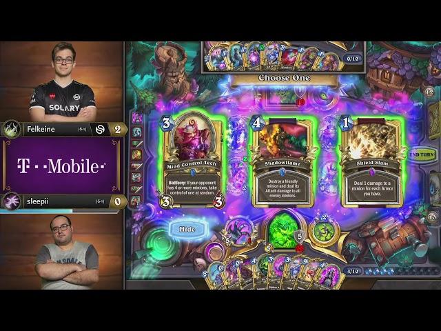 Felkeine vs sleepii - Swiss Round 8 - Hearthstone Masters Tour Arlington