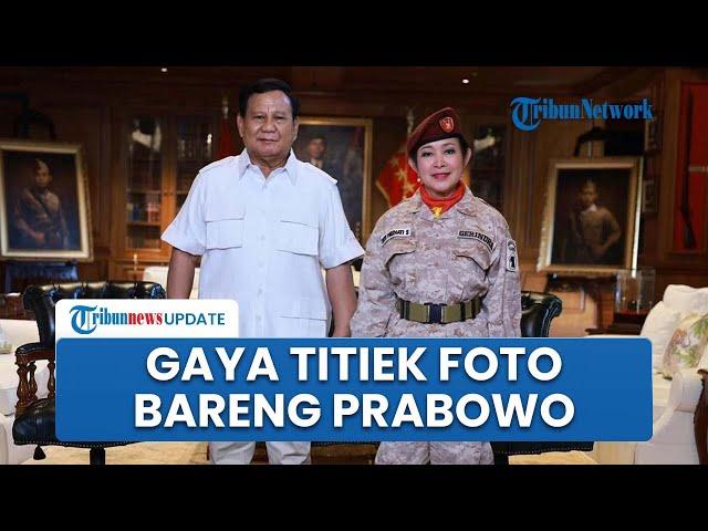 Titiek Unggah Foto Berdua dengan Prabowo, Pakai Seragam Ala Militer saat Diklat Anggota DPR Gerindra