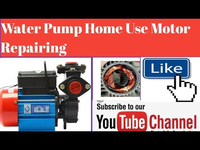 #How to make 0.5HP water pump home use motor repairing)MK Electrical..###