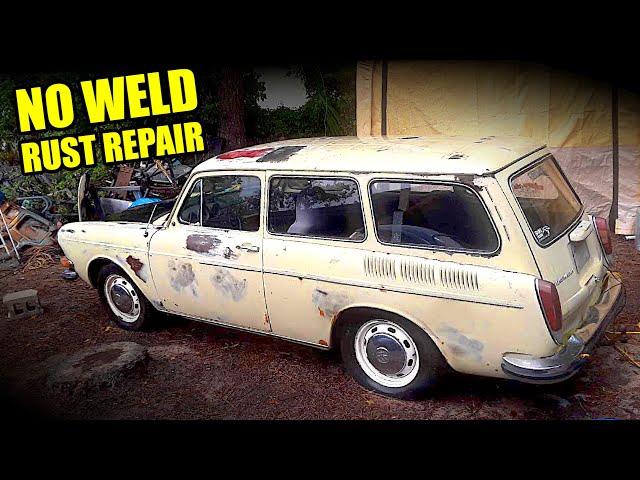 NO WELD RUST REPAIR! - (1971 VW Type-3 Squareback 1600 Variant)