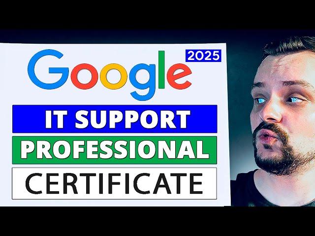 Google it Support Professional Certificate Review - 2025 (Coursera Review)