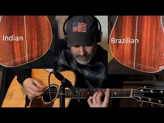 Brazilian Rosewood Vs Indian Rosewood - Taylor Guitar Comparison