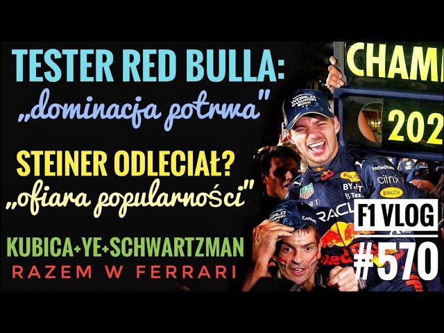 F1 Vlog 570: Grosjean wróci do F1? Perez do Formuły E? Kubica + Schartzman + YE. Steiner odfrunął?