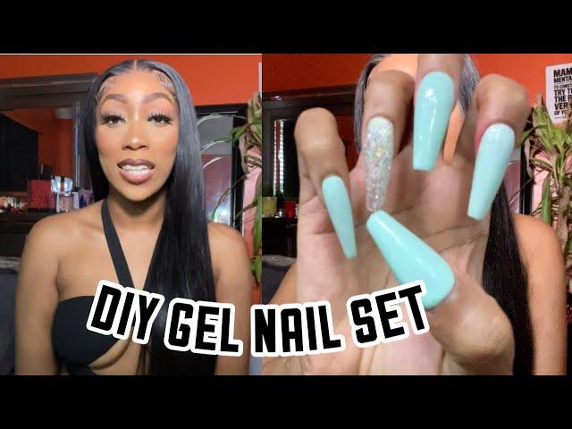 HOW I DO MY OWN NAILS! | DIY GEL NAIL PRESS ONS | MODELONES GEL NAILS SET