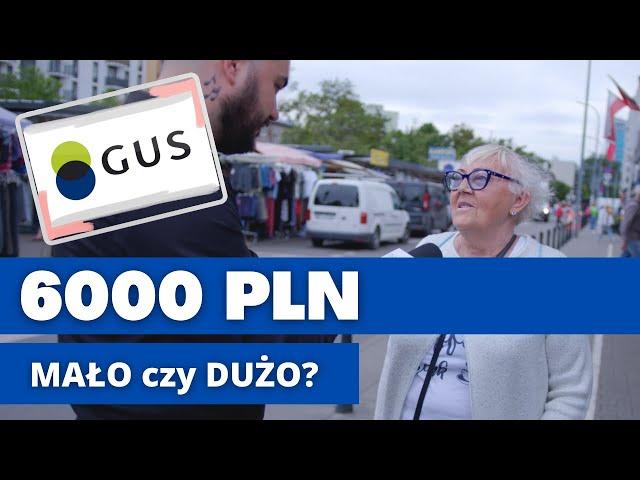 Kto zarabia SZEŚĆ tysięcy PLN? Polacy wyśmiewają dane GUS