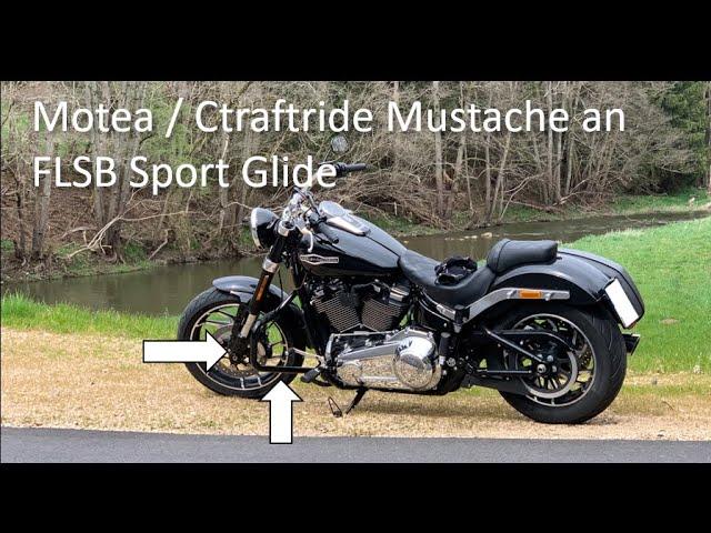 Harley FLSB Sport Glide Motea Craftride Sturzbügel Mustache