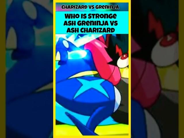 Ash Charizard Vs Ash Greninja Who Is Strongest #pokemon #shorts