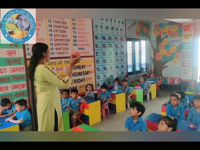 Apple Day Celebration in Class Upvan. 