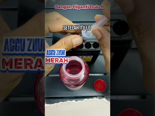 Cara Treatment Aki Soak #akimotor #akimobil