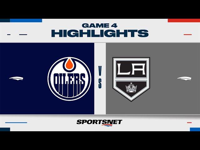 NHL Game 4 Highlights | Oilers vs. Kings - April 28, 2024