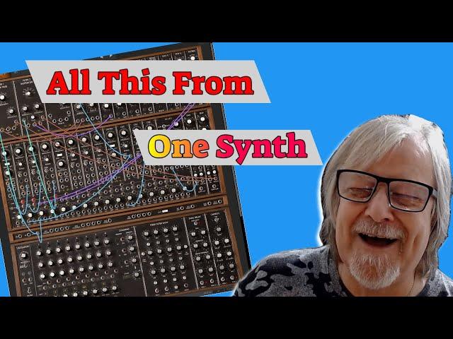 5 Reasons You Should Do A One Synth Challenge 