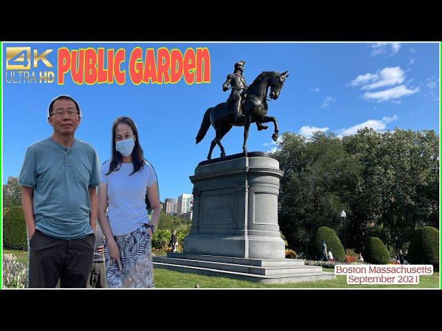 4K BOSTON PUBLIC GARDEN